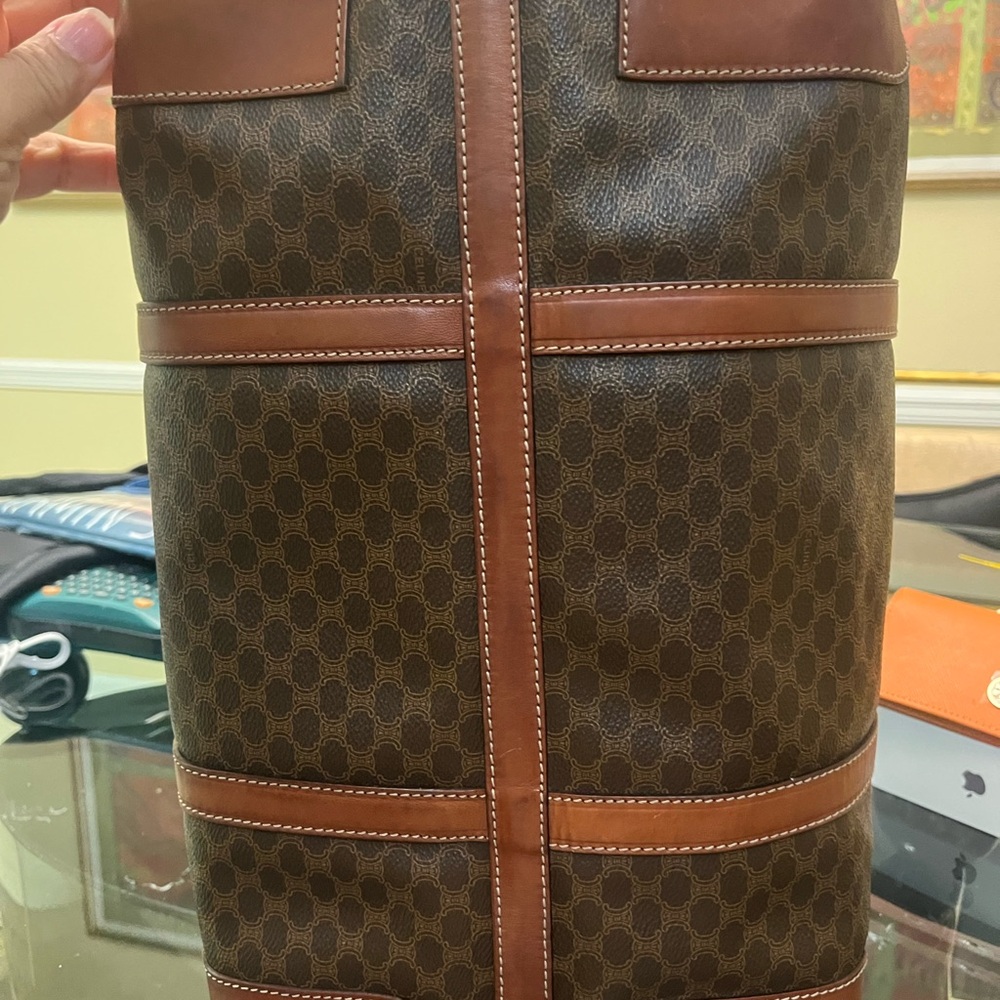 Celine Brown Monogram Duffel Bag - Picture 7 of 12